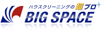 愛知県、岐阜県のハウスクリーニングなら【ビックスペース】（一宮市）エアコン・キッチン・お風呂場・トイレサッシガラス・換気扇の掃除はお任せのロゴマーク