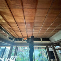 築80年古民家再生　美白洗浄　施工開始しました！！名古屋市中村区